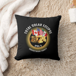 Coussin Indicateurs 2024 TOTAL SOLAR ECLIPSE Famille