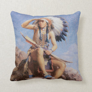 Coussin indien de MoJo de Natif américain de scou