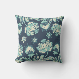 Coussin Indien Floral Vintage sans fil Motif