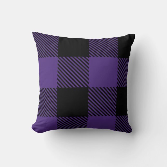 Coussin indigo buffalo jeter l'oreiller (Recto)