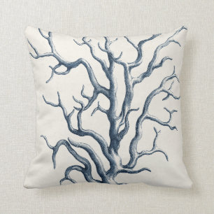Coussin Indigo Coral