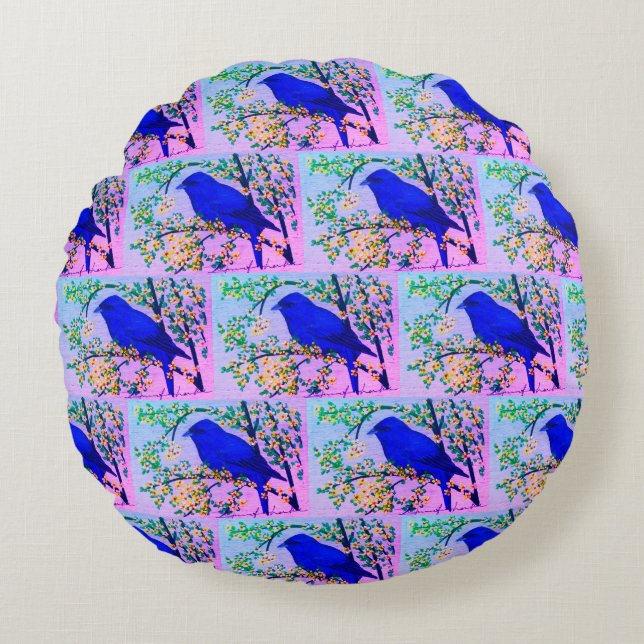 Coussin IndigoBunting (Devant)