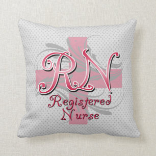 Coussin Infirmier autorisé, remous roses de croix