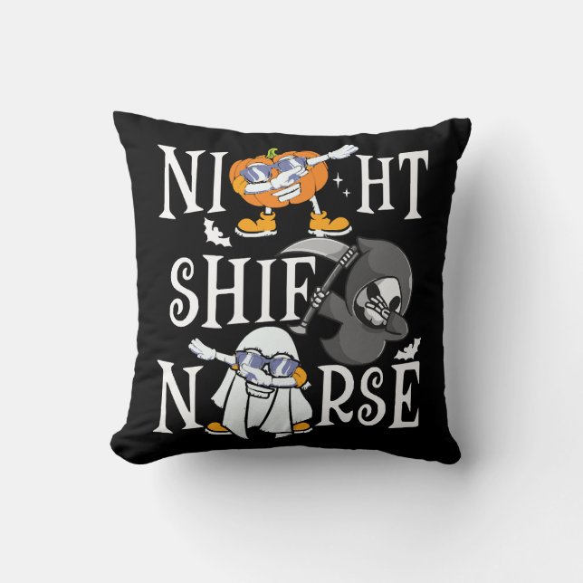 Coussin Infirmière de nuit (Recto)