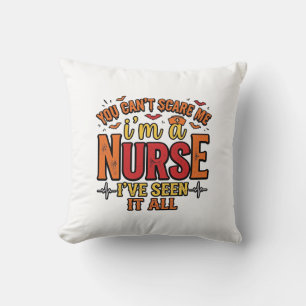 Coussin Infirmière Drôle Halloween Tu Ne Peux Pas Me Faire