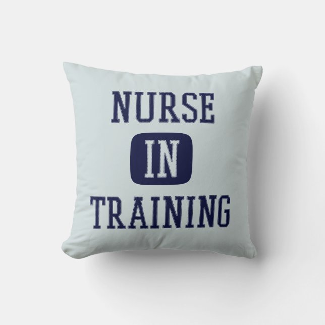 Coussin Infirmière En Formation École De Soins Infirmiers (Recto)