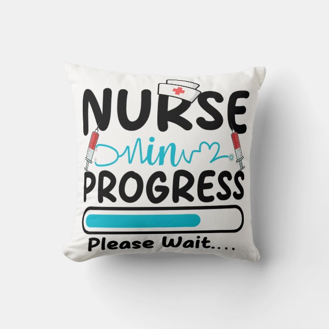 Coussin Infirmière en formation en cours de chargement (Recto)