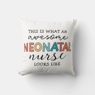 Coussin Infirmière néonatale amusante Appréciation stupéfi