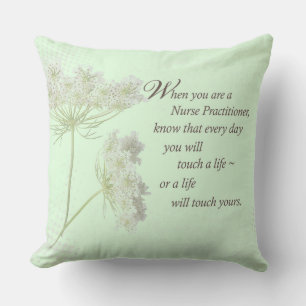 Coussin Infirmière Spécialisée Touche Des Vies Fleur Sauva