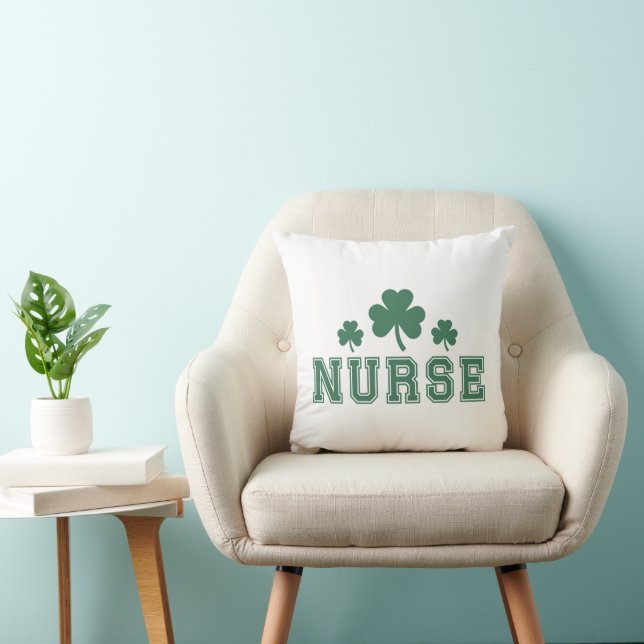 Coussin Infirmière St. Patrick’s Day Clover (Chaise)