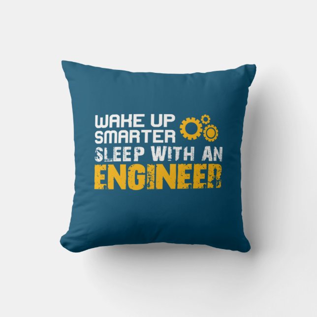Coussin Ingénieur Dormir Avec Un Ingénieur (Recto)