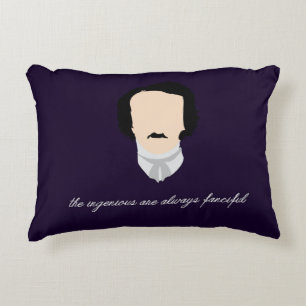 Coussin "ingénieux" d'accent d'Edgar Allen Poe
