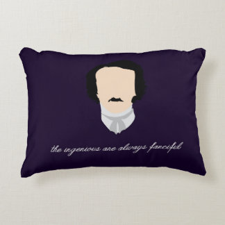Coussin "ingénieux" d'accent d'Edgar Allen Poe