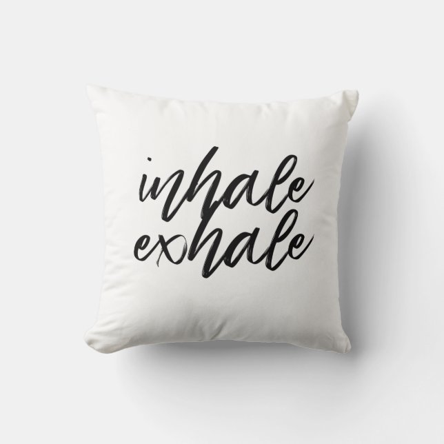 Coussin Inhale Exhale (Recto)