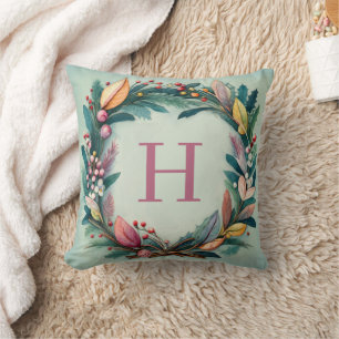 Coussin initial de la couronne de Noël