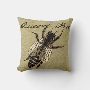Coussin Insecte de la faune de l'abeille Queen