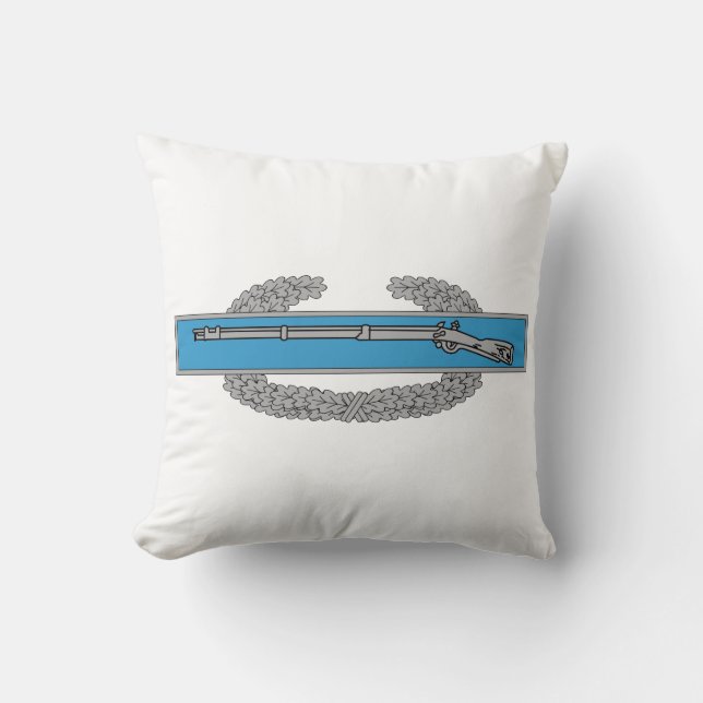 Coussin Insigne de fantassin de combat CIB vétéran de l'ar (Recto)