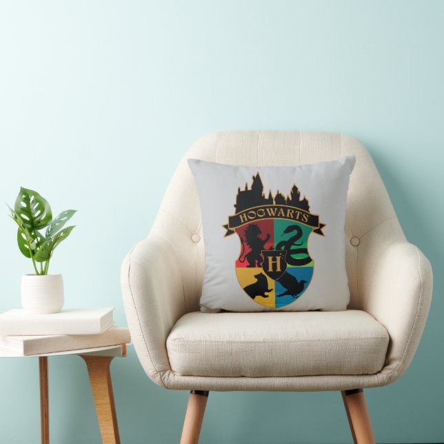 Coussin Insigne de fierté de la Maison du blason du châtea (Chaise)