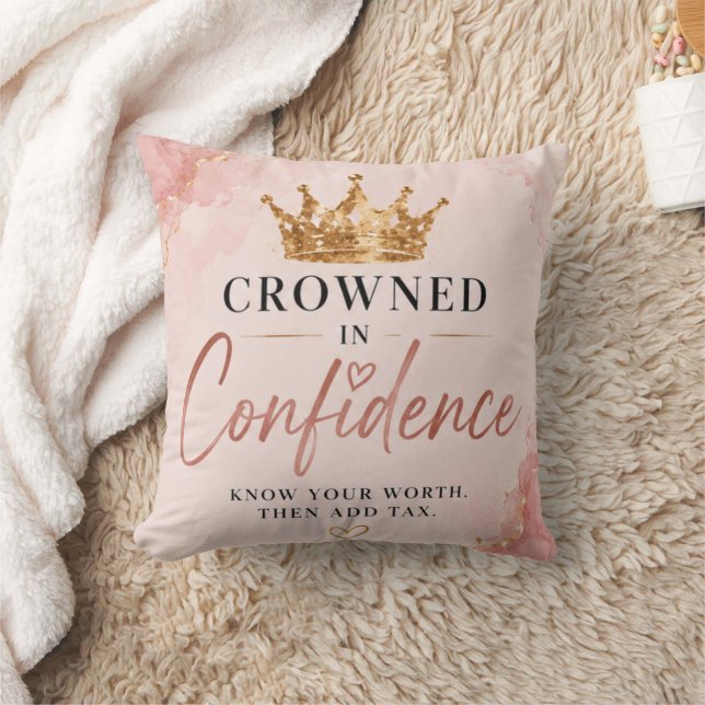 Coussin Inspirante Couronne de Confiance  (Couverture)