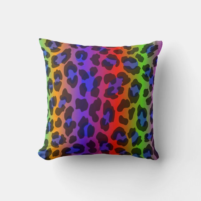 Coussin Inspiration colorée motif Retro Tiger (Recto)