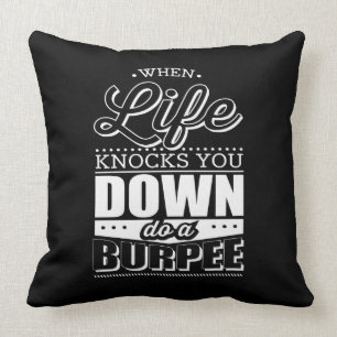 Coussin Inspiration de séance d'entraînement de gymnase de