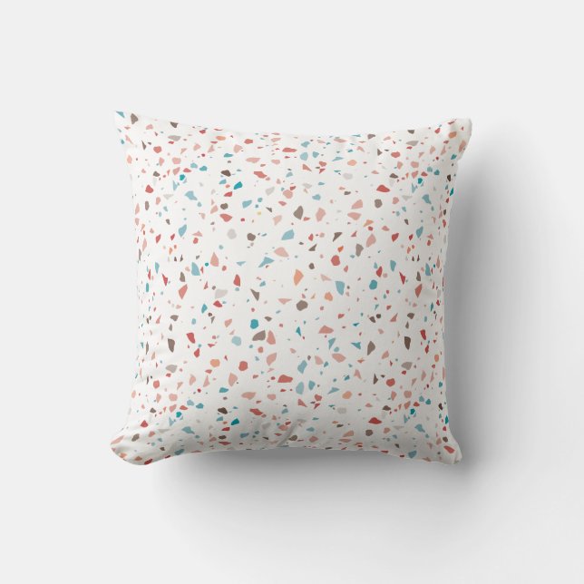 Coussin Inspiration du Terrazzo moderne et branché (Recto)