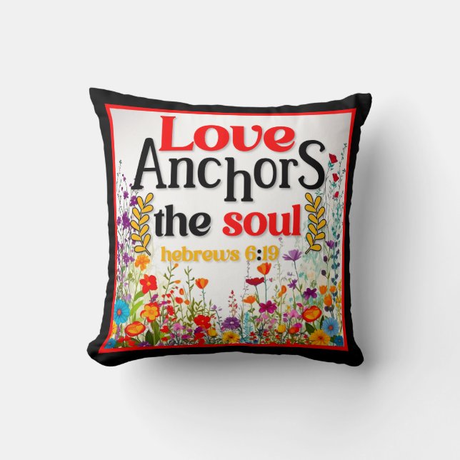Coussin Inspiration florale rétrospective (Recto)