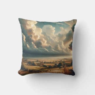 Coussin Inspiration vintage du paysage rural