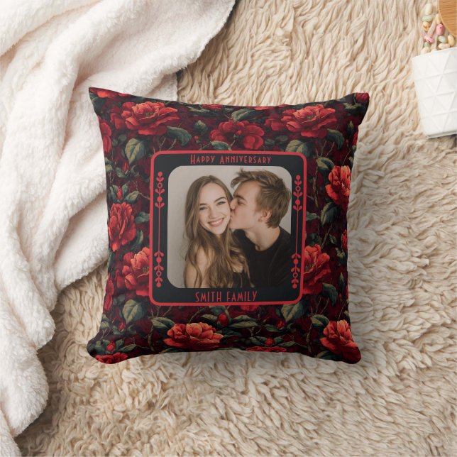 Coussin Inspirational  Wedding Anniversary Throw Pillow (Couverture)