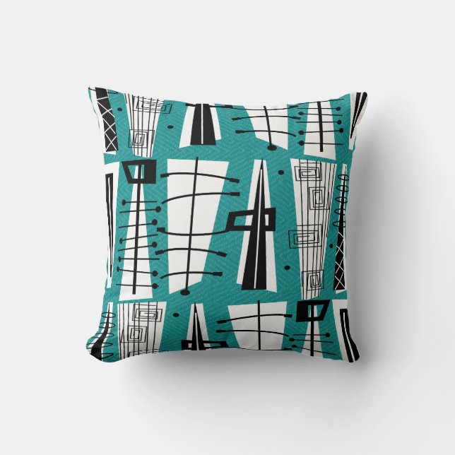 Coussin inspiré moderne #B13 de la moitié du (Recto)