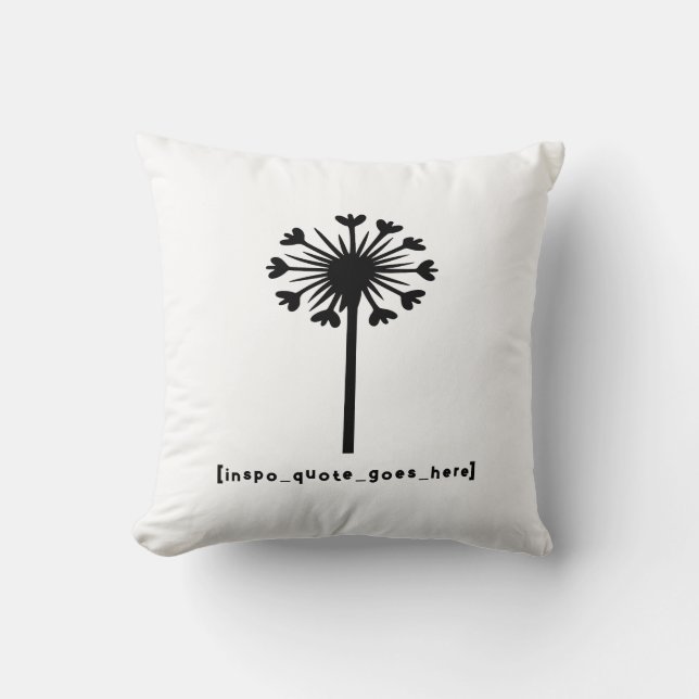 Coussin Inspo Quote Va Ici (Recto)