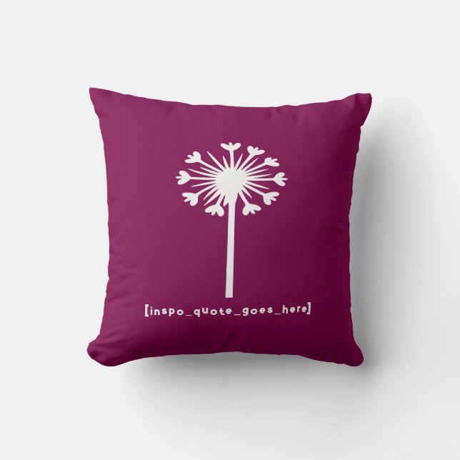 Coussin Inspo Quote Va Ici (Recto)