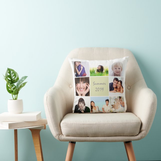 Coussin Instagram Moderne Stylisé Vos Photos (Chaise)