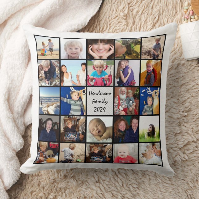 Coussin Instagram Moderne Stylisé Vos Photos (Couverture)
