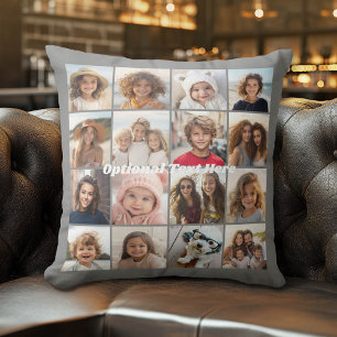 Coussin Instagram Photo Collage - 16 photos peuvent modifi