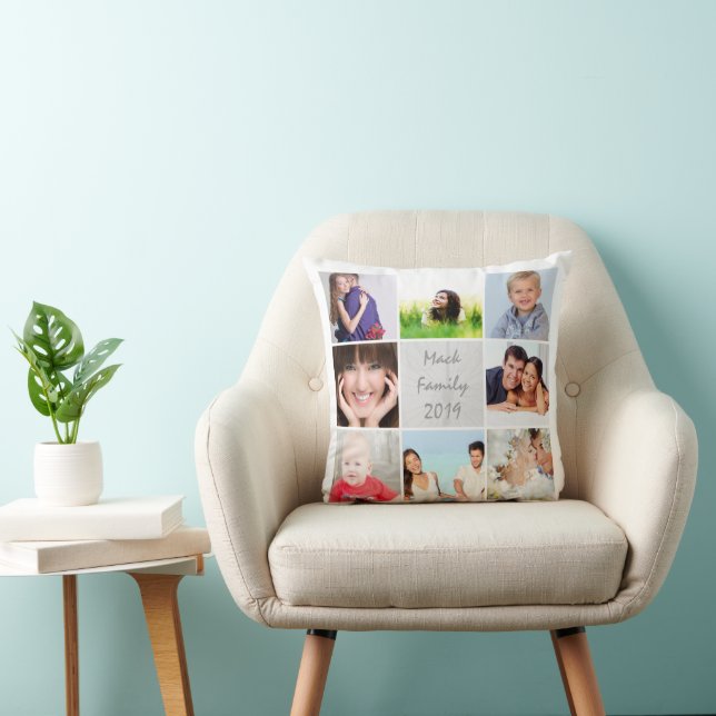 Coussin Instragram Moderne stylisé vos photos (Chaise)