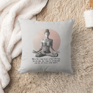 Coussin Instructeur de méditation Yoga Reiki Master Lotus