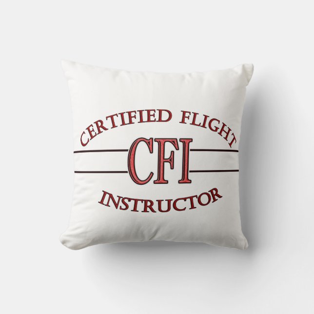 COUSSIN INSTRUCTEUR DE VOL CERTIFIÉ LOGO RED CSF (Recto)
