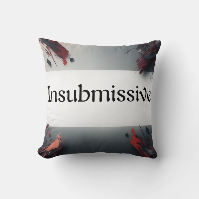 Coussin Insubmissive (Recto)