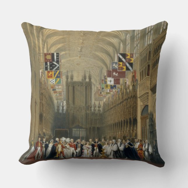 Coussin Intérieur de la chapelle de St George, 1838 (litho (Recto)