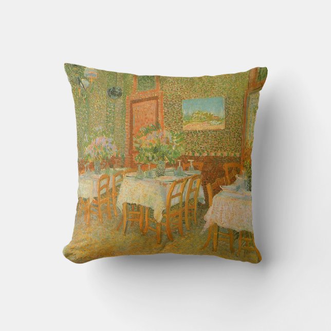 Coussin Intérieur d'un restaurant (Recto)