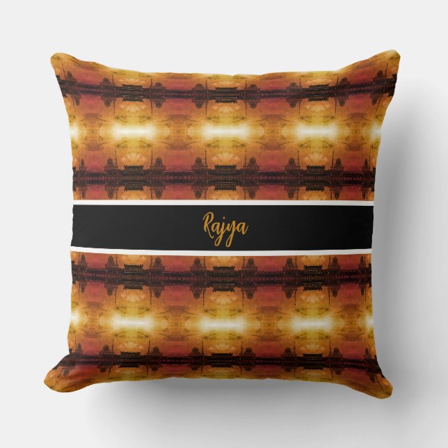 Coussin Irak ancien Bagdad Mosquée Buniya 1970 (Recto)
