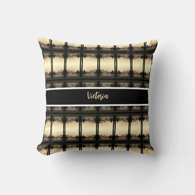 Coussin Iran Ispahan palais chehel sotun 1970 (Recto)