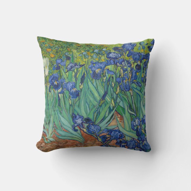 Coussin Iris par Vincent van Gogh 1889 (Recto)