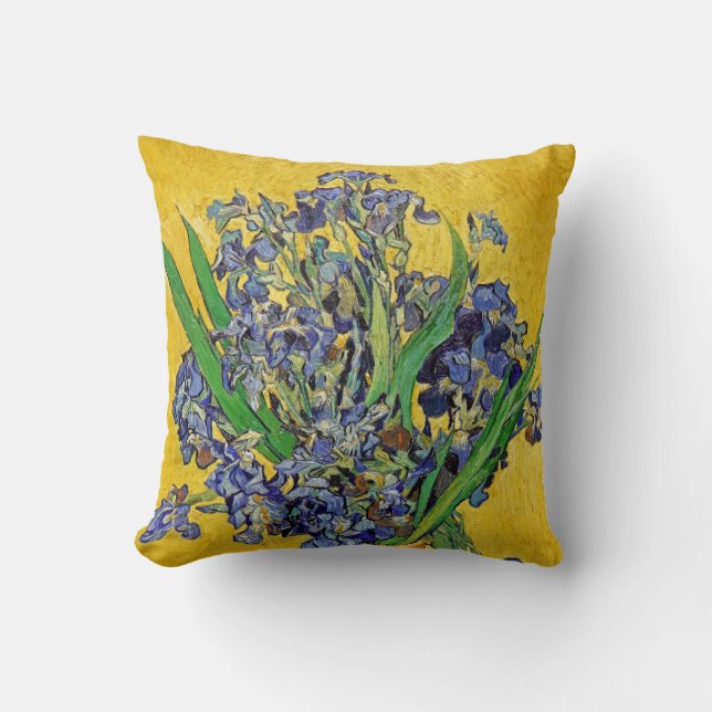 Coussin Irises de Van Gogh (Recto)