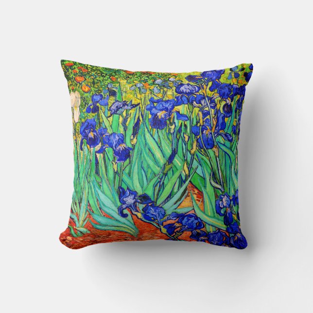 Coussin Irises par Vincent Van Gogh (Recto)
