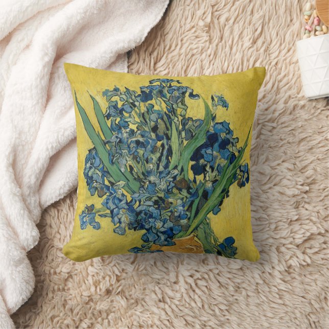 Coussin Irises - Vincent van Gogh Art (Couverture)