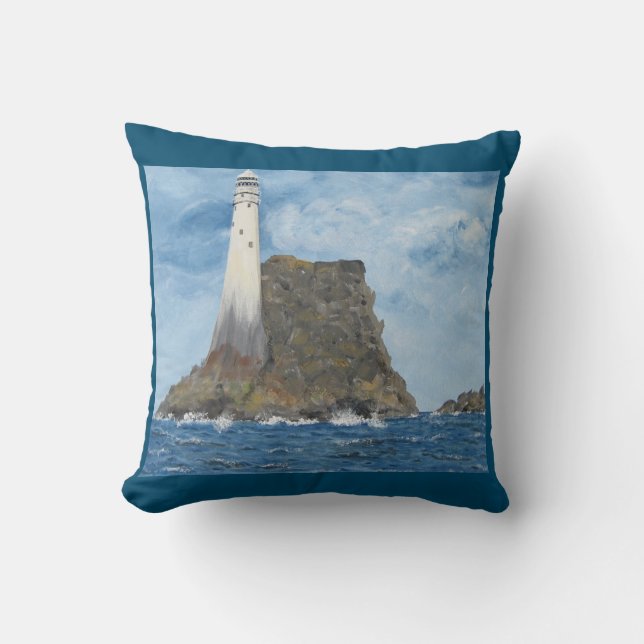 Coussin Irish Fastnet Lighthouse, Comté de Cork, Irlande (Recto)