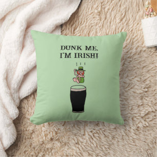 Coussin Irish Leprechaun Bier Dive - Drôle Drôle Stout Car
