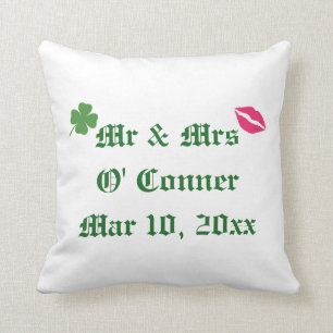 Coussin irlandais de mariage